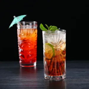 6 Pc Cocktail and Water Drinking Glass Set - Stylish and Durable Drinkware for Any Occasion
