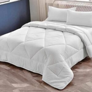 Luxury White Binded Duvet Set