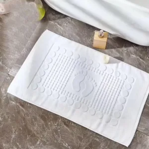 100% cotton bathroom mat