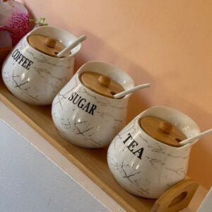 Sugar Tea And Coffee Canister Set