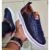 Navy Blue Brown